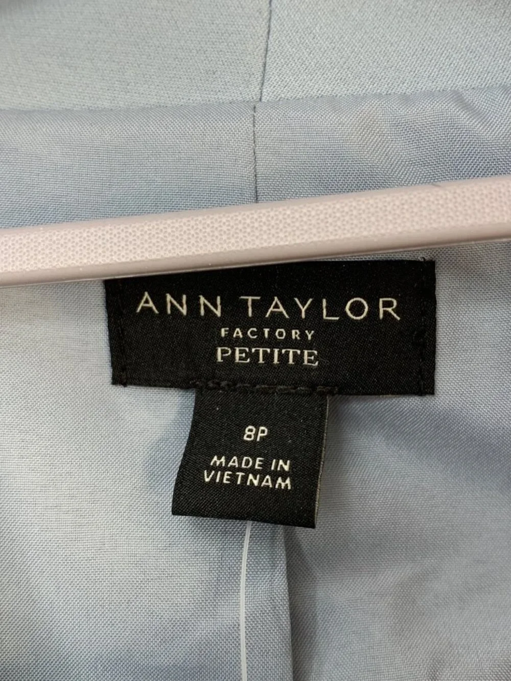 Ann Taylor Matching Blue Blazer & Ankle Pants Suit  8P Jacket 4 Pants Separates - Picture 5 of 15